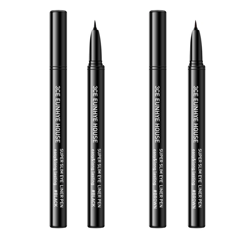 EL11 3ce Eunhye House Eyeliner, Waterproof, Sweat Resistant, Durable, Black Coffee Colored Eyeliner