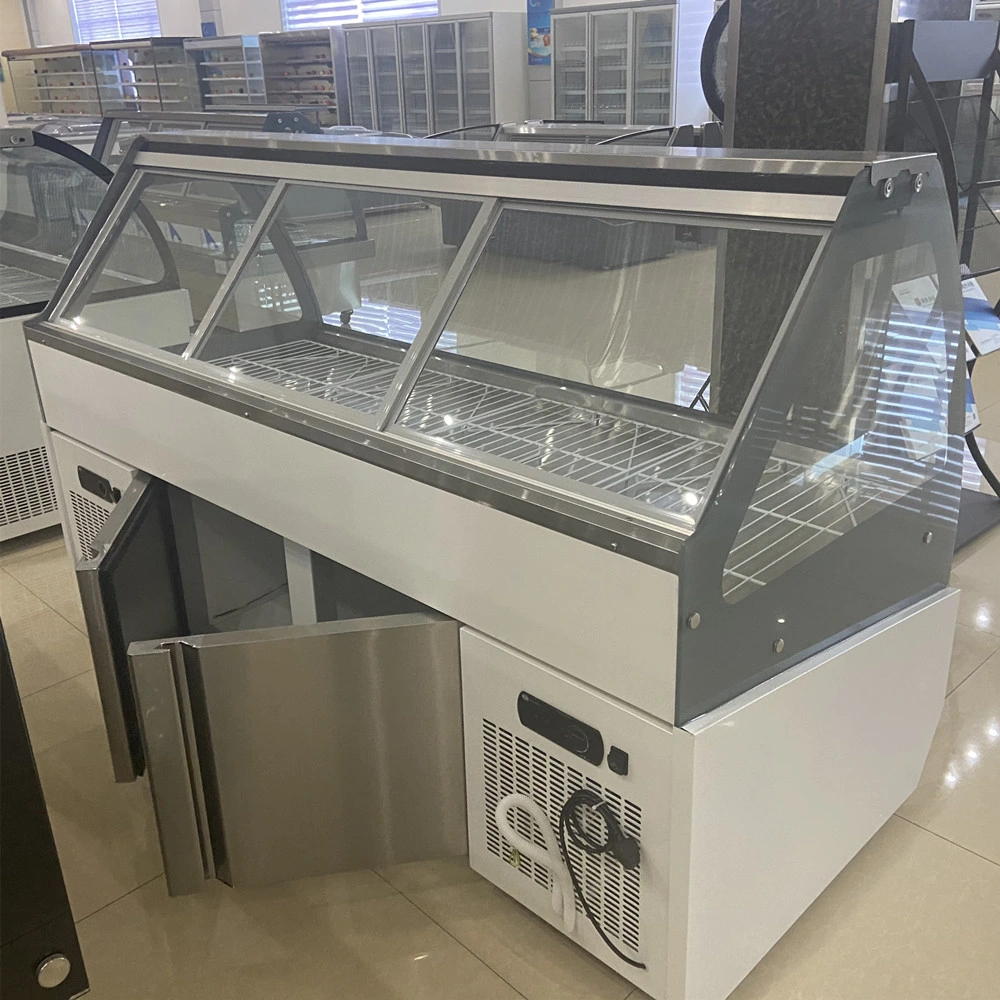 Deli Food Showcase Display Cooler Meat Display Refrigerator