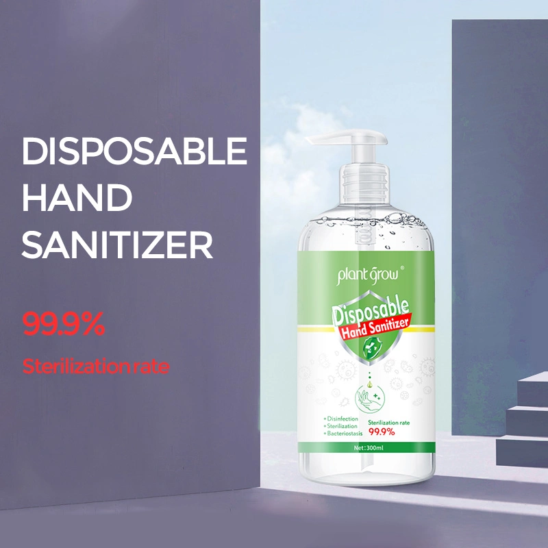 300ml China Manufacturer Wholesale Hotel Home 75% Alcohol Liquid Antibacterial Hand Sanitiser