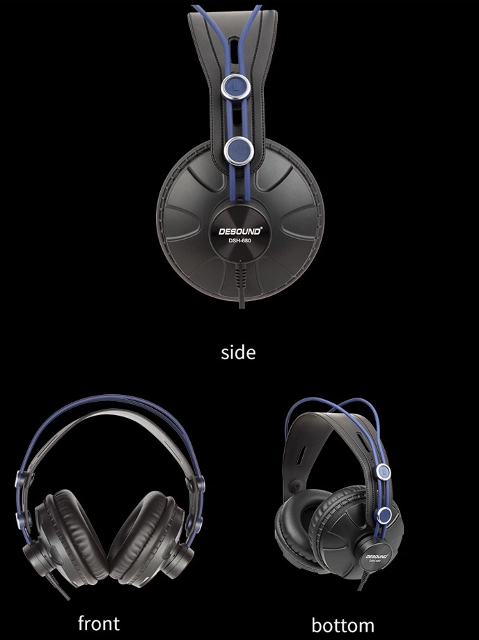 Monitor Headphone and Studio Headset with Low Impedance and Moderate Sensitivity