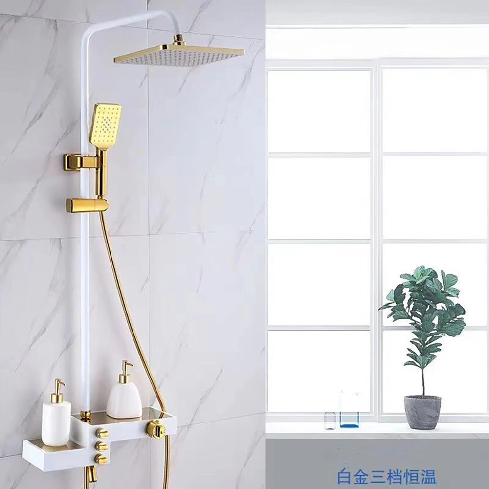 German Style Waterfall Wall Mount Bath Conceal Mixer Hidden Shower Set