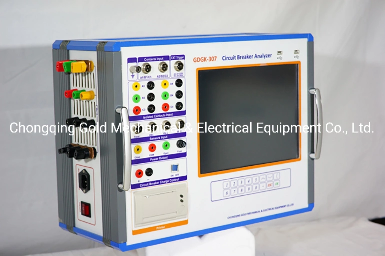 High Voltage Circuit Breaker Test Instrument Touch Screen Hv Circuit Breaker Vibration Analyzer