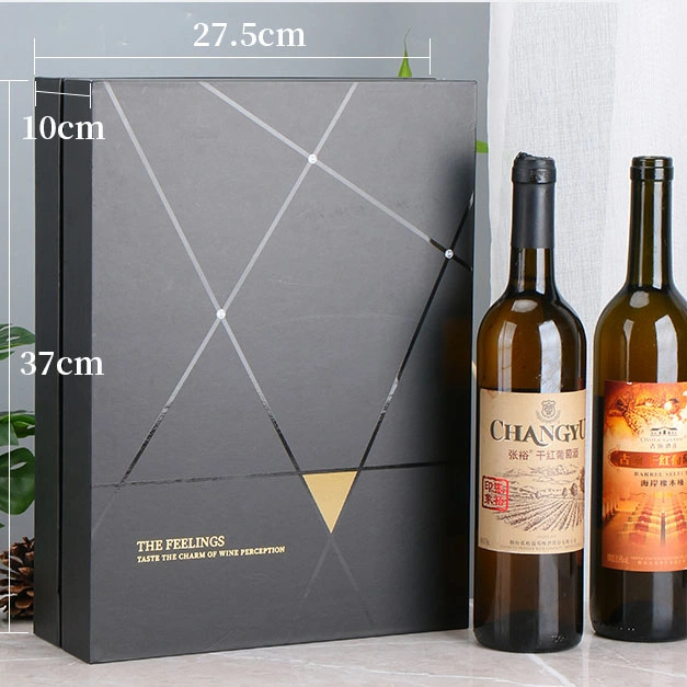 Custom Logo Luxury Cardboard Box Cardboard Box Foldable Box Red Wine Box, Wine Gift Delivery Box, Wine Gift Packaging Box, Wine Gift Box, Cardboard Wine Box