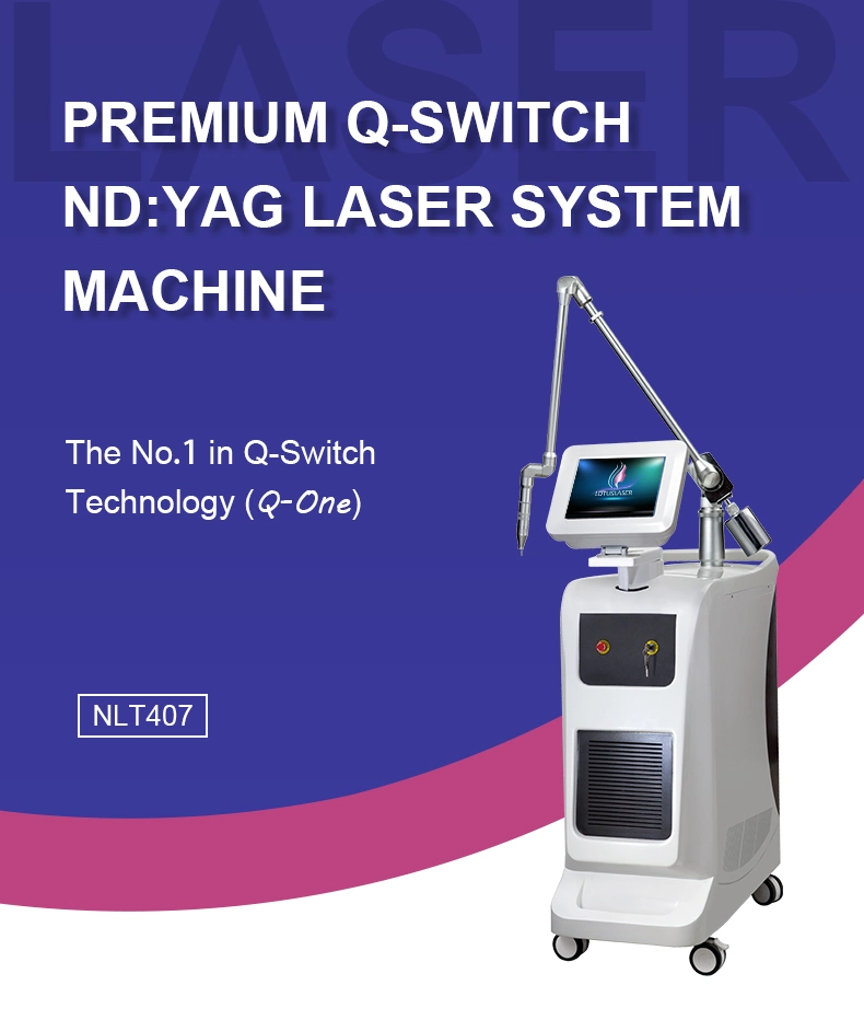 More Effective Tattoo Removal Machine Q Switch ND YAG Laser Beauty SPA Machine for Sale