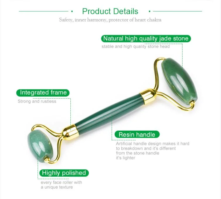 Factory Price Massager Gua Sha Set Skin Facial Care Natural Jade Roller for Face Massage Equipment