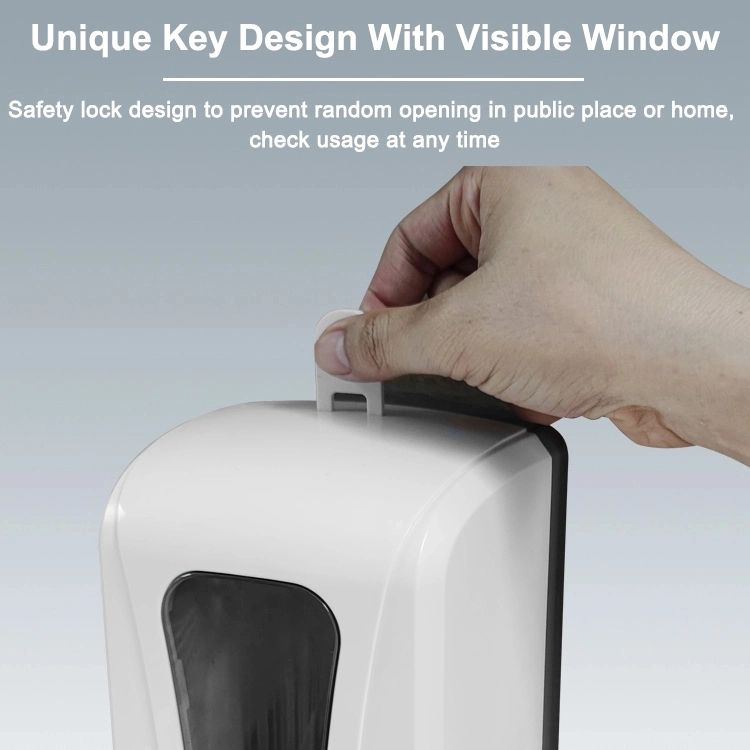 White&Black Hospital Auto Hand Sanitizer Dispenser 1200ml Hand Cleaning Gel Soap Foam Dispenser Non-Touch