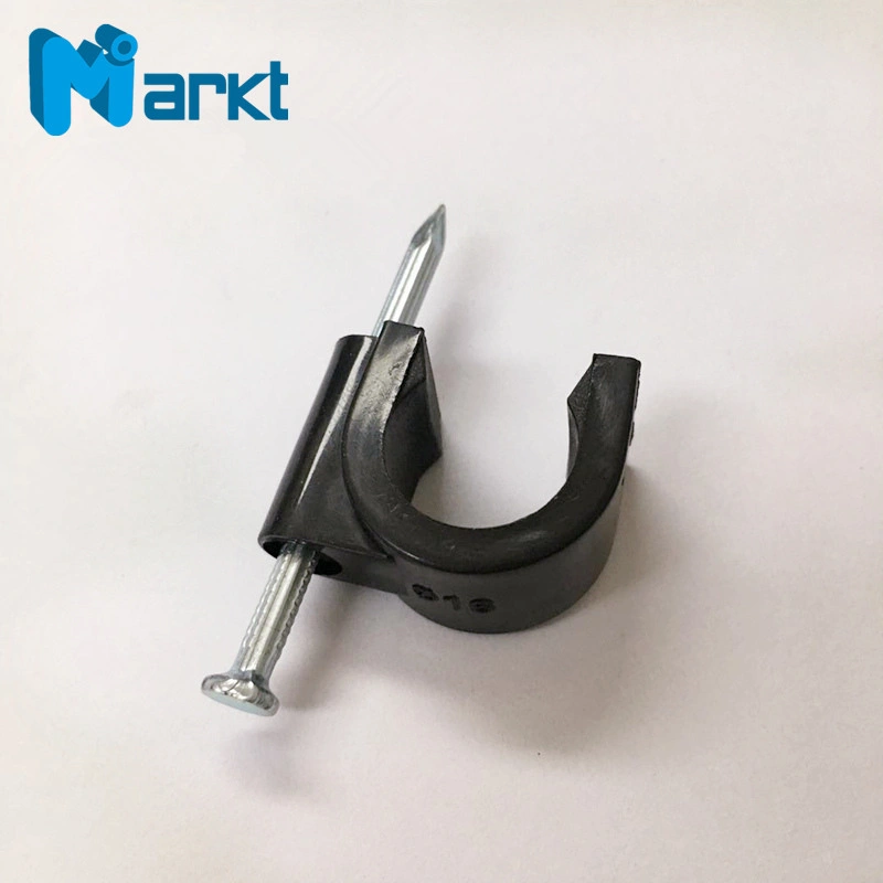 Pex Tube Clamp with Nail Gray Color Black Color