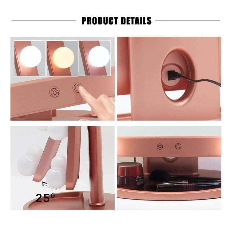 Professional Table Makeup Mirror for Beauty and Personal Care