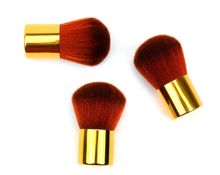 Kabuki Face Brush Foundation Brush for Powder Mineral Foundation Blending Blush Buffing Makeup Brush with Protective Case