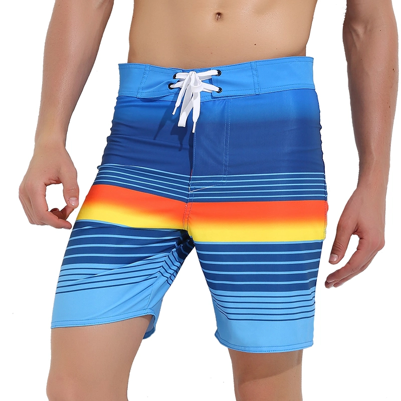 Board Shorts Summer High Waist Printed Men's Beach Shorts