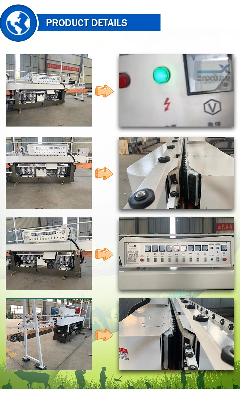 Zxm-La522 Float Glass and Mirror Beveling Edging Polishing Machine