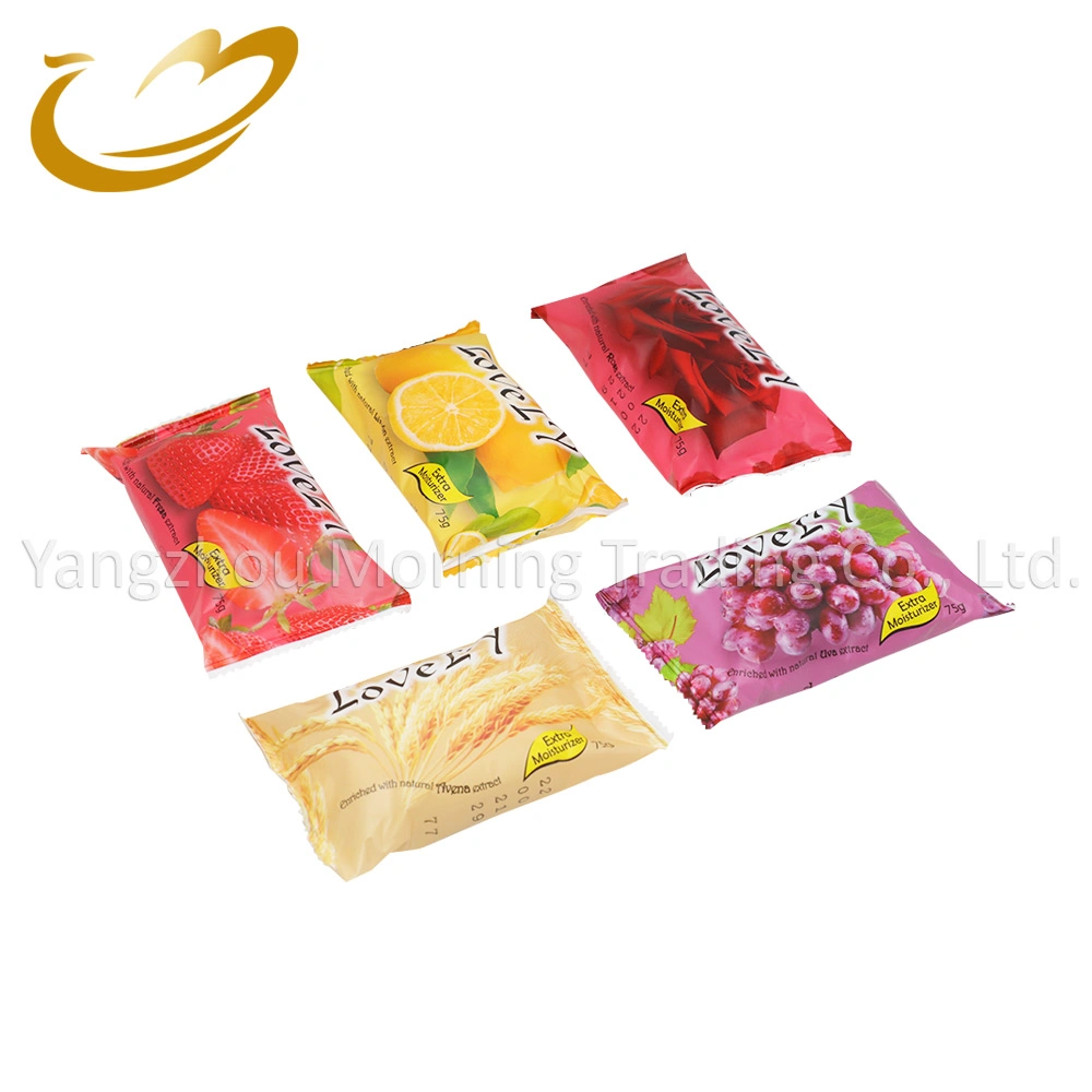 Manufacturer Wholesale Customize 75g Natural Colorful Fruit Bath Soap Flower Bath Soap