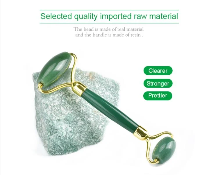 Factory Price Massager Gua Sha Set Skin Facial Care Natural Jade Roller for Face Massage Equipment