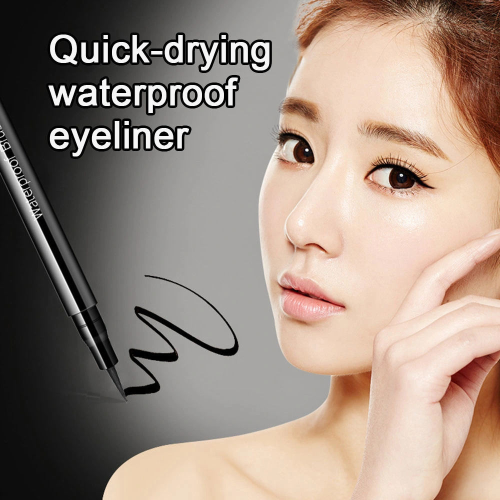 Black Eyeliner Quick-Drying Waterproof Pen Liquid Smooth Makeup Eyeliner