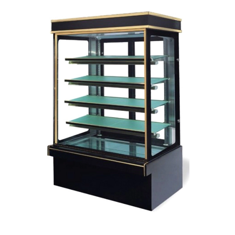 Curved Cake Display Cabinet 1200mm Rear Sliding Door Cake Display Cabinet Commercial Cake Refrigerator Display Cabinet