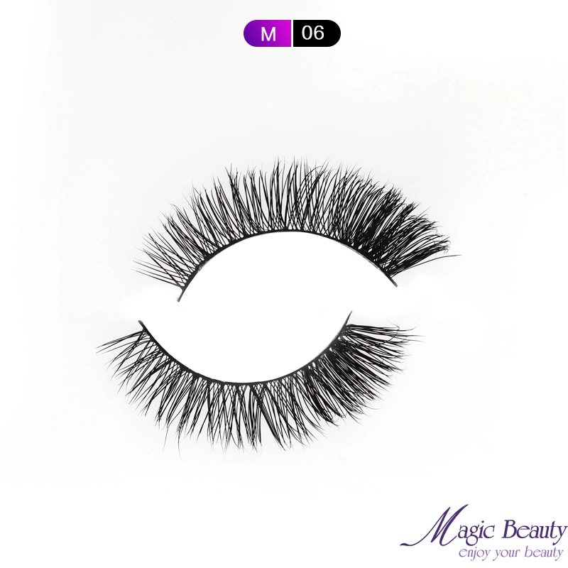 2020 Inexpensive Eyelashes Manufacturer Beauty Cosmetics Lashes M06 M15 3D Mink Eyelashes with Custom Logo