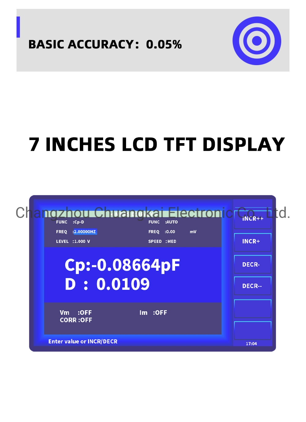 Digital Lcr Meter Capacitance Meter Resistance Meter Inductance Meter (Model CKT200)