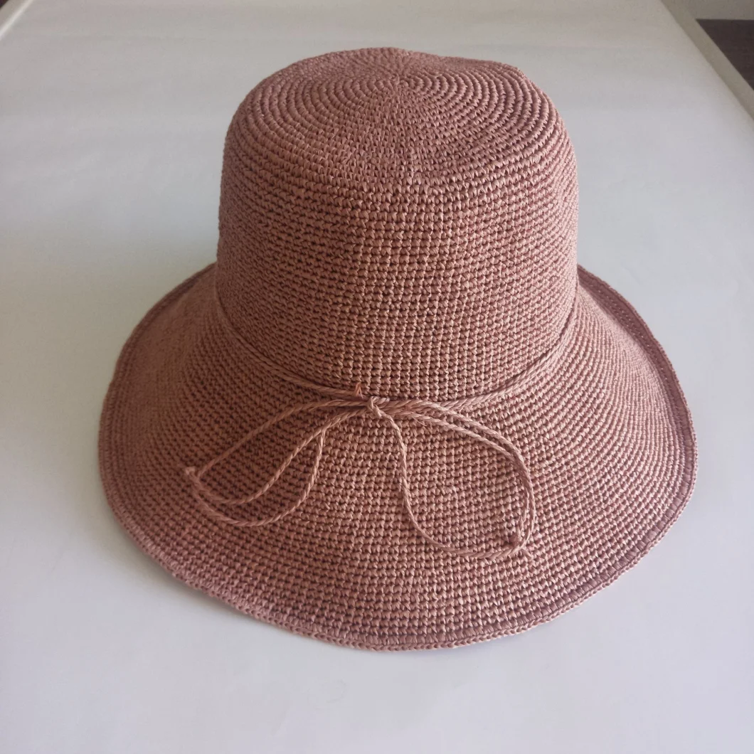 Custom Summer Paper Straw Hat Cpanama Straw Hat