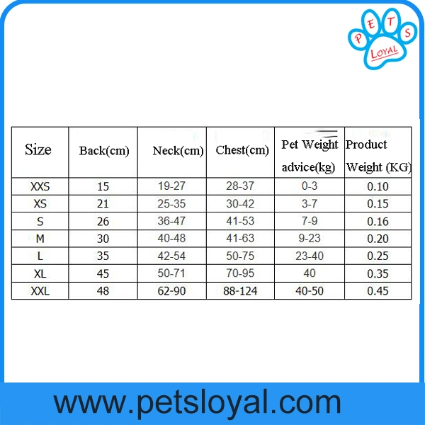 Factory High Quality Pet Safety Dog Life Vest Clothes