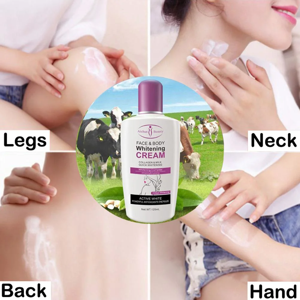 Vibrant Glamour Milk Body Lotion Moisturizing Body Skin Care Whitening Cream Skin Lotions Beauty Brightening Cream