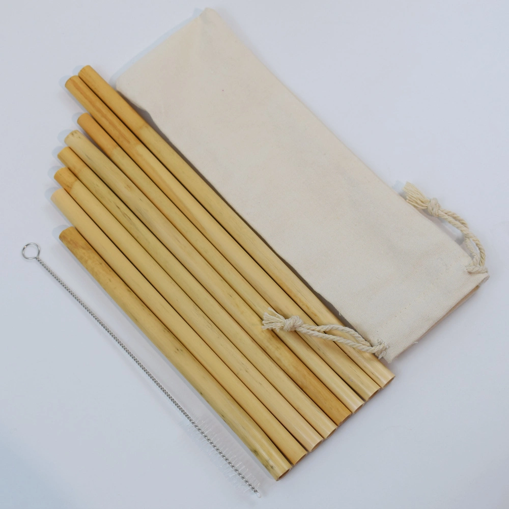 Natural Environmental Degradable Aquatic Bamboo Straw