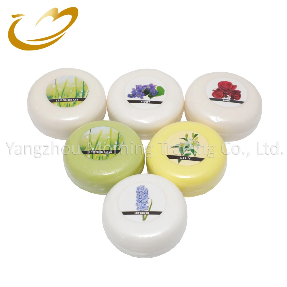 Manufacturer Wholesale Customize 100g Round Lavender Bath Soap