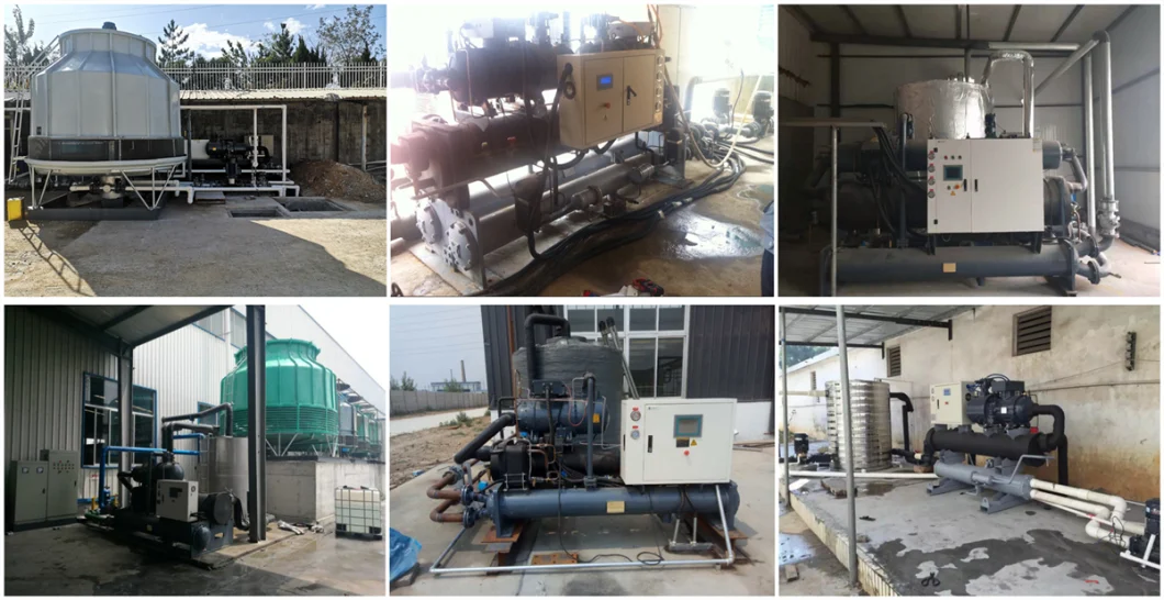 Juice Chiller Machines/ Chiller for Juice Production Line/ Beverage Water Cooled Chiller