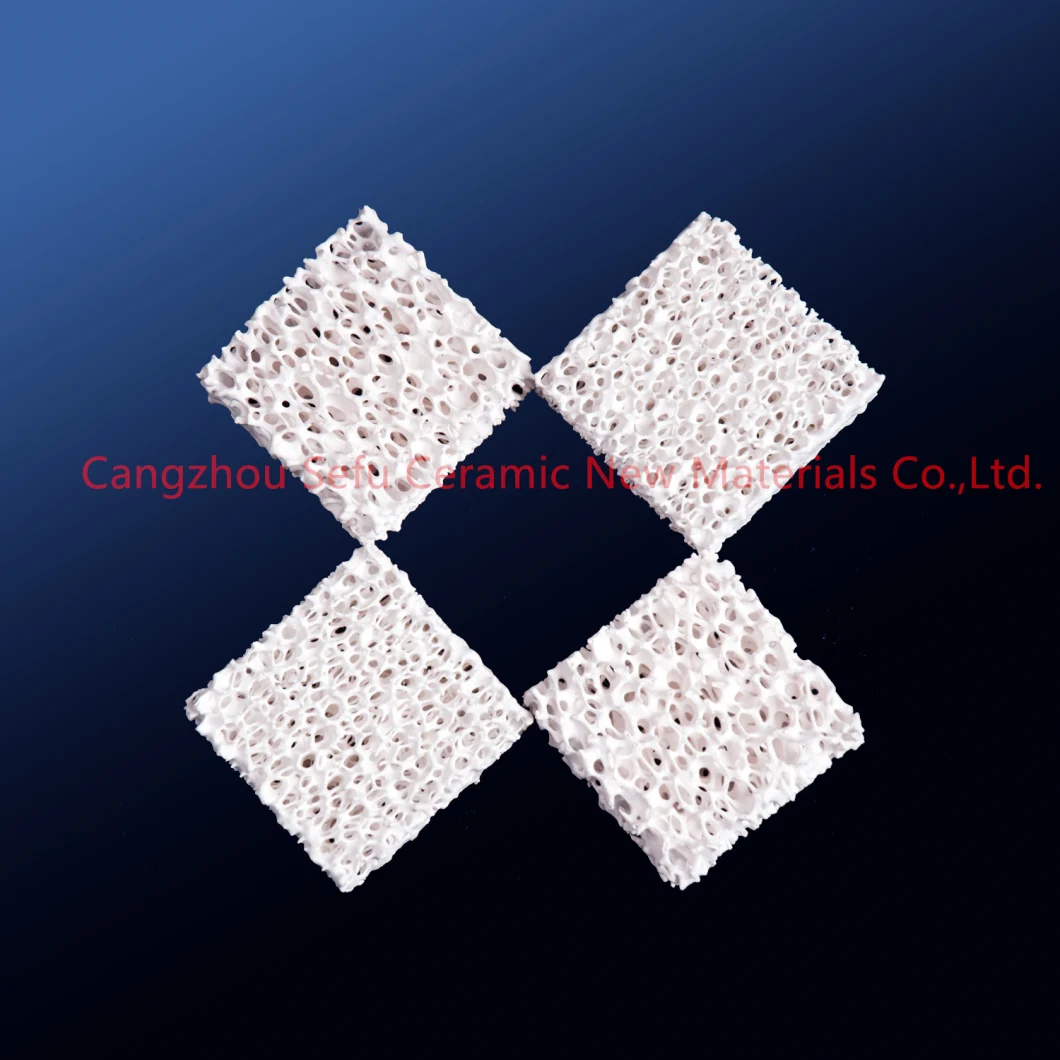 High Porosity Alumina Ceramic Foam Filter for Foundry Casting