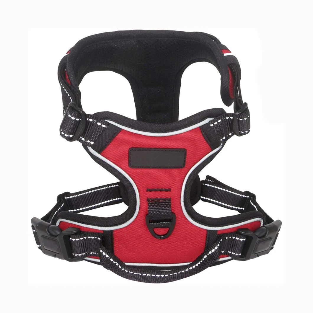 Reflective Safety Adjustable No-Pull Pet Dog Harness Oxford Soft Vest