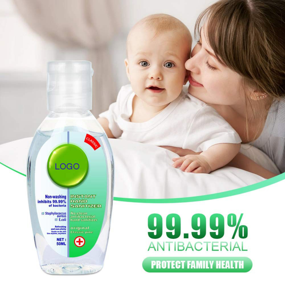 Many Sizes 30ml/50ml/60ml/100ml/250ml/300ml/500ml/1L/5L Waterless Desinfection Alcohol Hand Sanitizer Gel Liquid