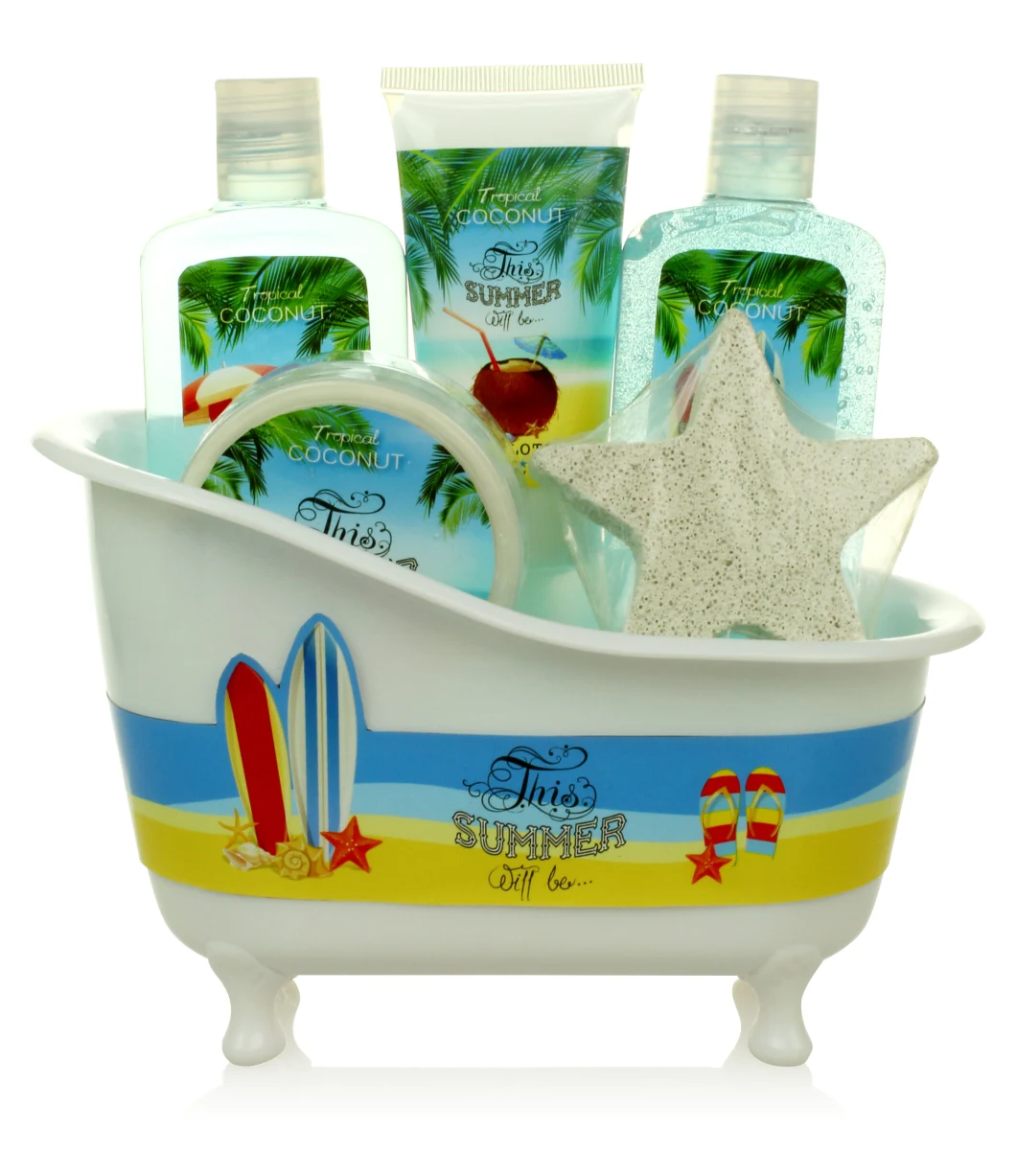 Small Plastic Bath Set Tub Package