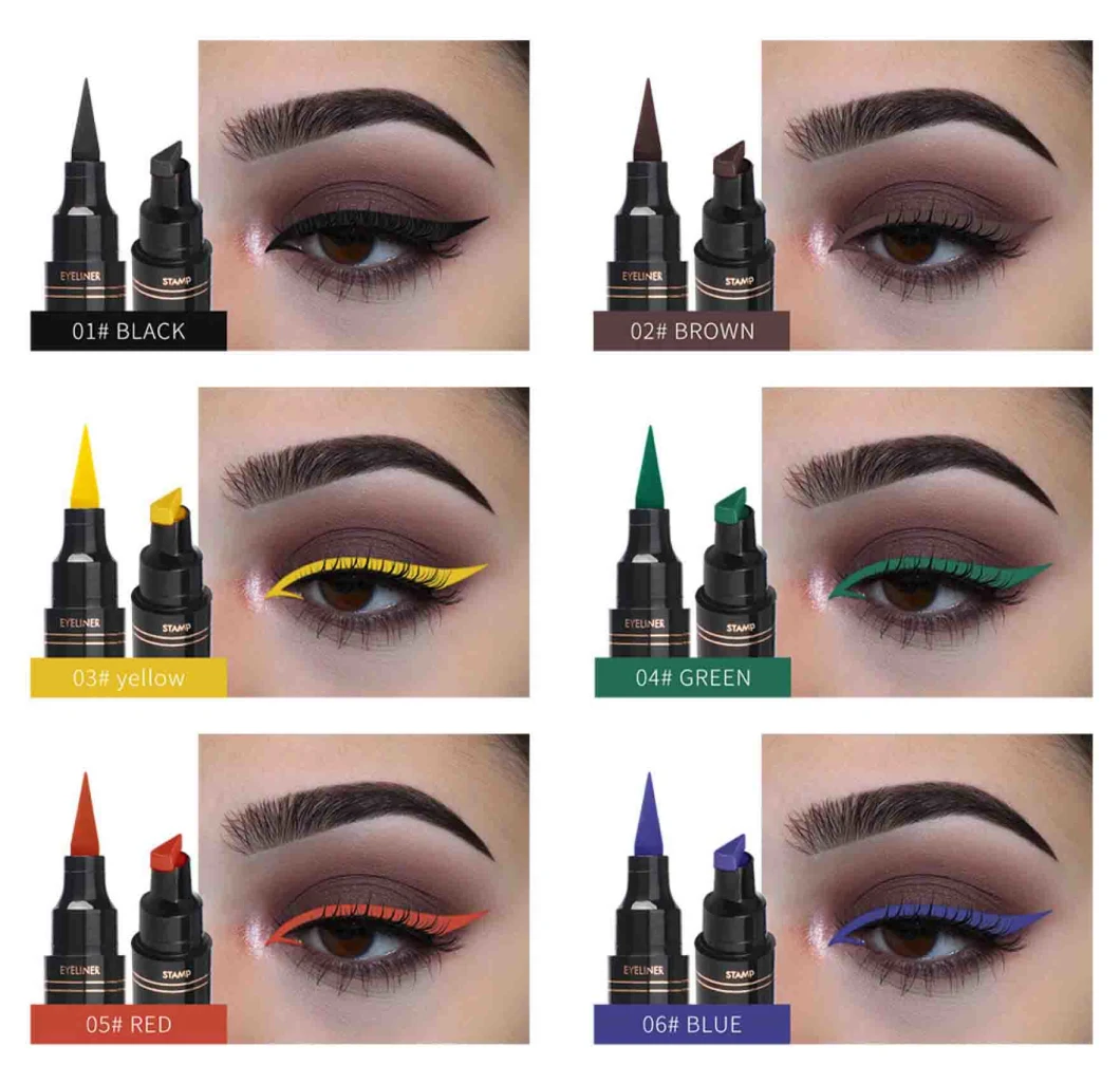 Color Eyeliner Stamp Eyeliner Waterproof Eyeliner