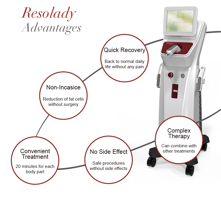 Lipo Cavitation Vacuum Therapy RF Slimming Machine for Face Body Skin Care