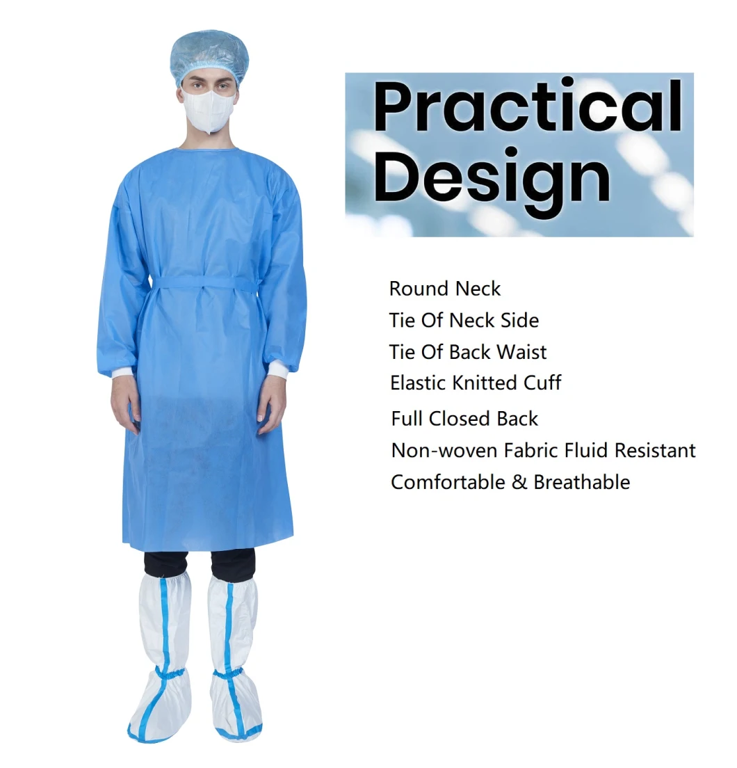 Seven Brand 2020 New Product Body Protective Clothing Non-Woven Surgical Isolation Gown