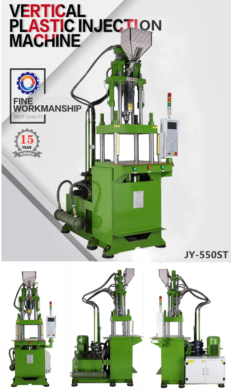 55 Ton Alloy Screw Plastic Injection Moulding Machine for Nylon PA66 with Fiber Glass