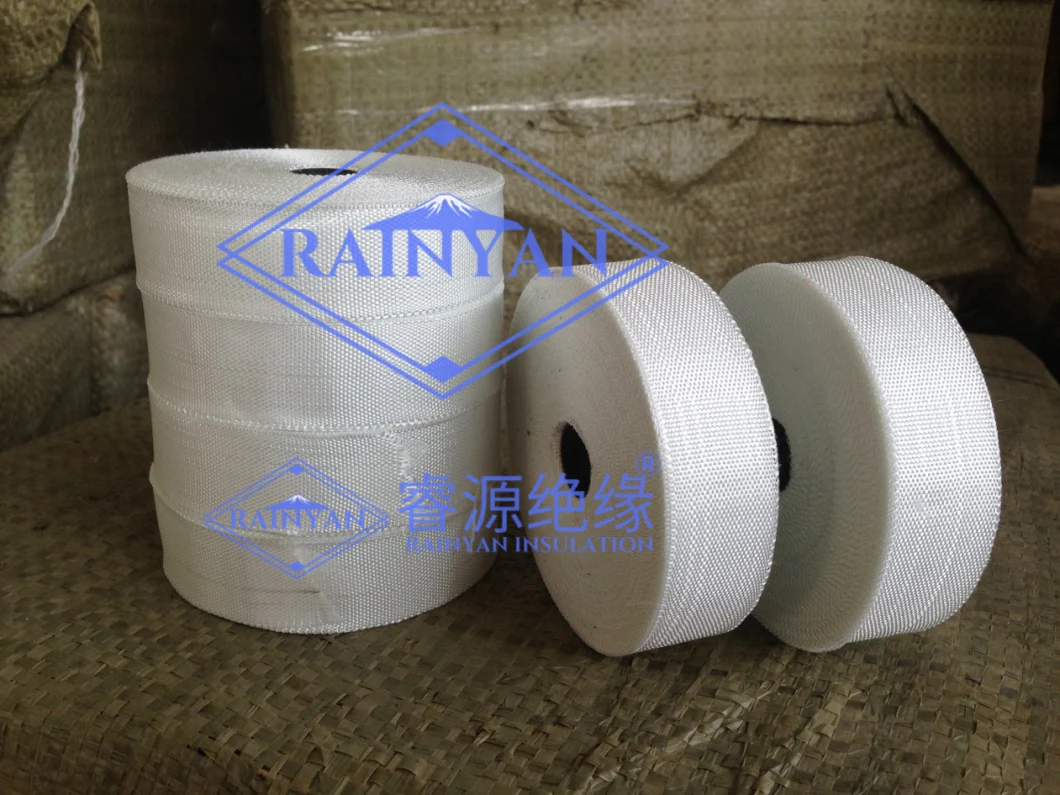High Strength Fiber Non Alkali Fiberglass Tape Made by Glass Fiber Yarn