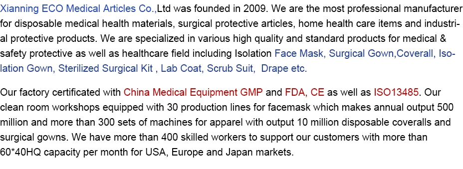 Disposable Type 5 Type 6 Antistatic Industrial Medical SMS PP Microporous Coverall Flame Retardant Protective Coverall