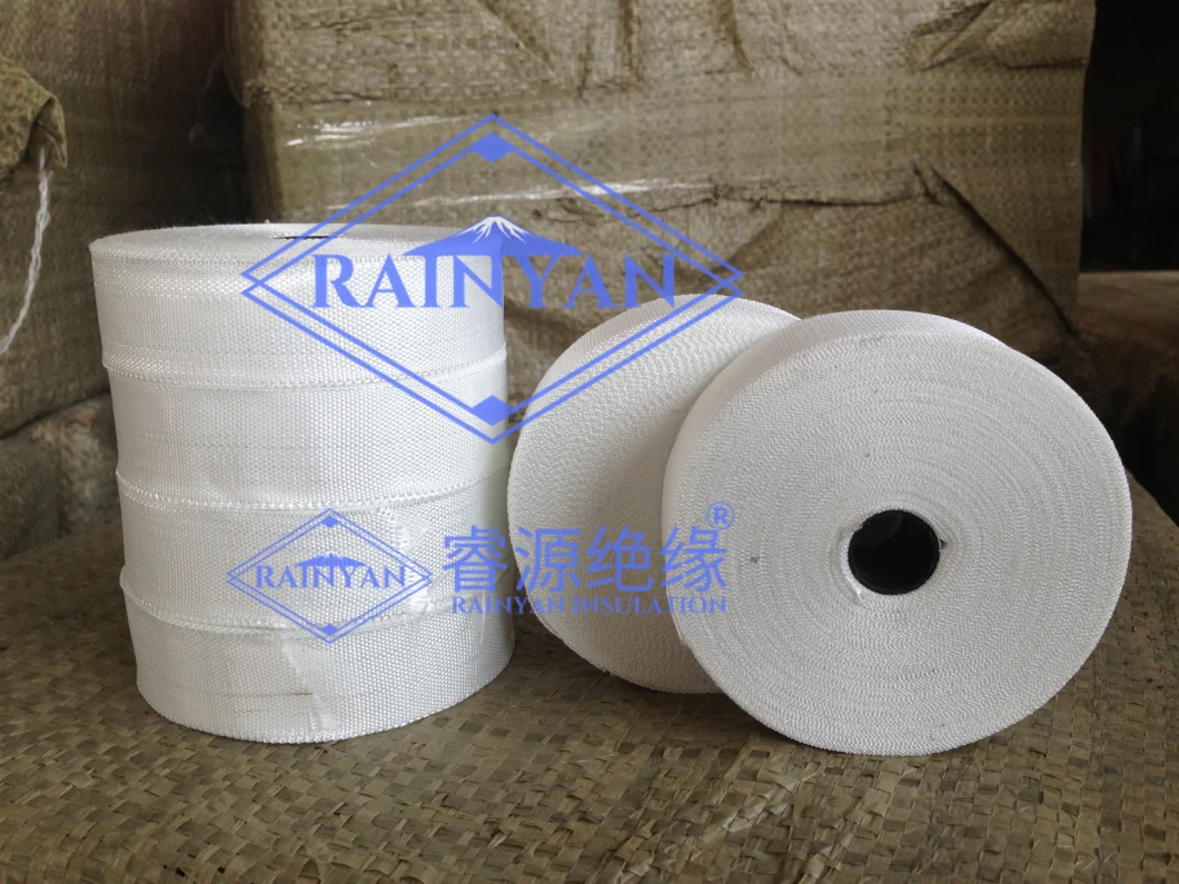 High Strength Fiber Non Alkali Fiberglass Tape Made by Glass Fiber Yarn