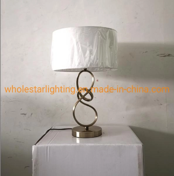 Metal Floor Lamp and Table Lamp with Fabric Shade (WH-226)