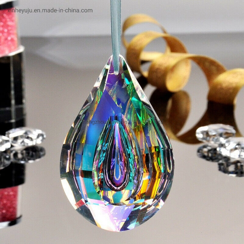 Crystal Heart Prisms Pendants & Chandelier Suncatchers Prisms Hanging Ornament Prisms Rainbow Crystal Pendants