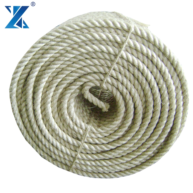 Hemp Rope 4 Twisted Jute Rope Hanging Natural Rope for Dock, Swing, Oil Industry