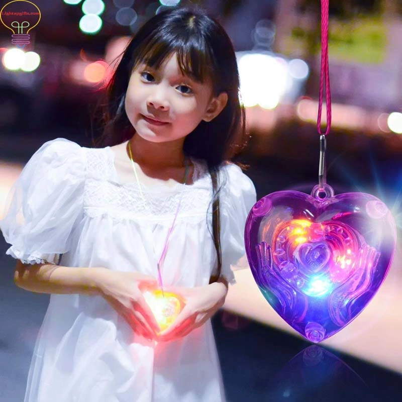 LED Light up Necklace Shining Pendants Lights