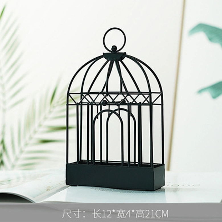 Metal Pendant Lamp Bird Cage Ceiling Light Bedroom Chandelier Living Room Lighting Fixtures for Wall Decoration