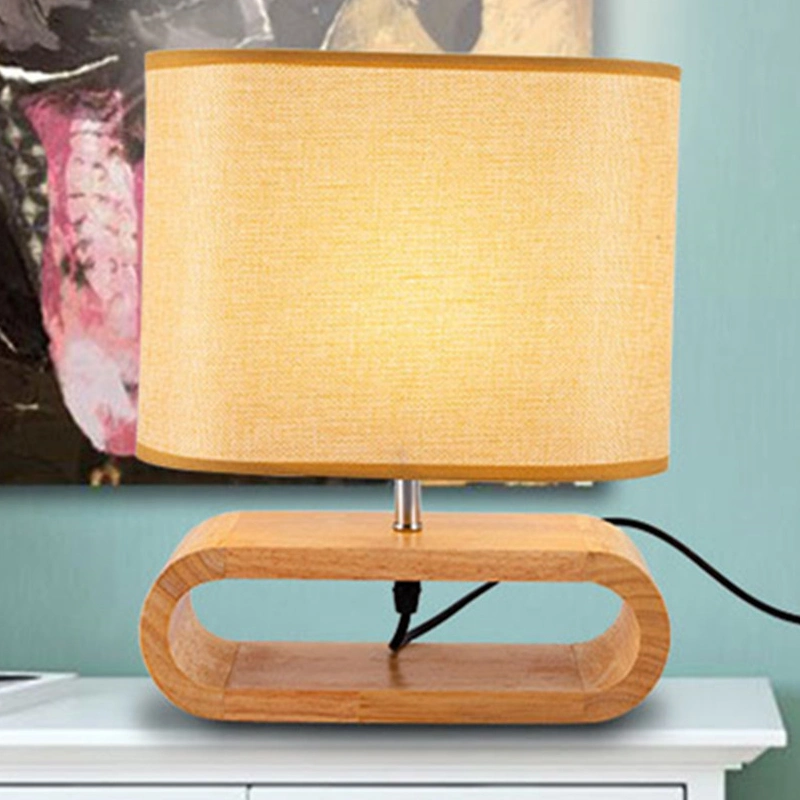 Nordic Solid Wood Table Lamp Creative Modern Wood Magnetic Table Lamp (WH-MTB-100)