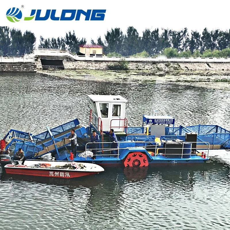 Water Surface Weed Cutting Water Hyacinth Harvester