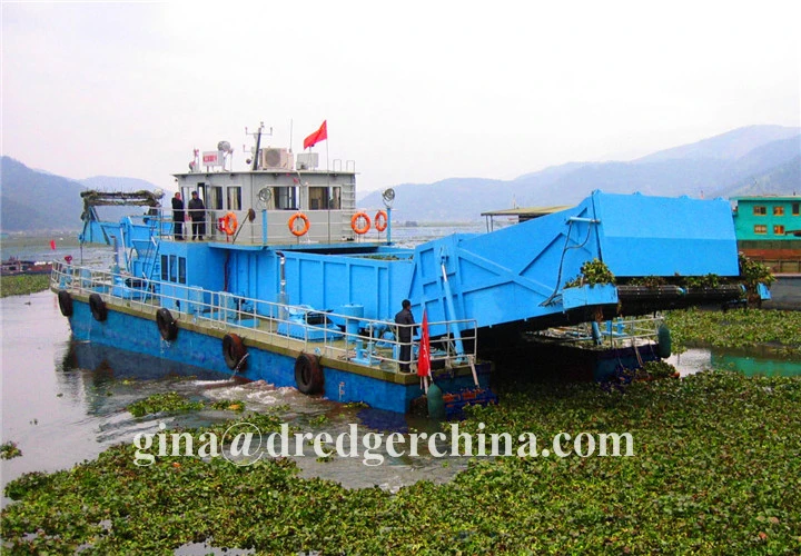 New Design Water Hyacinth Harvester for Water Area Protection