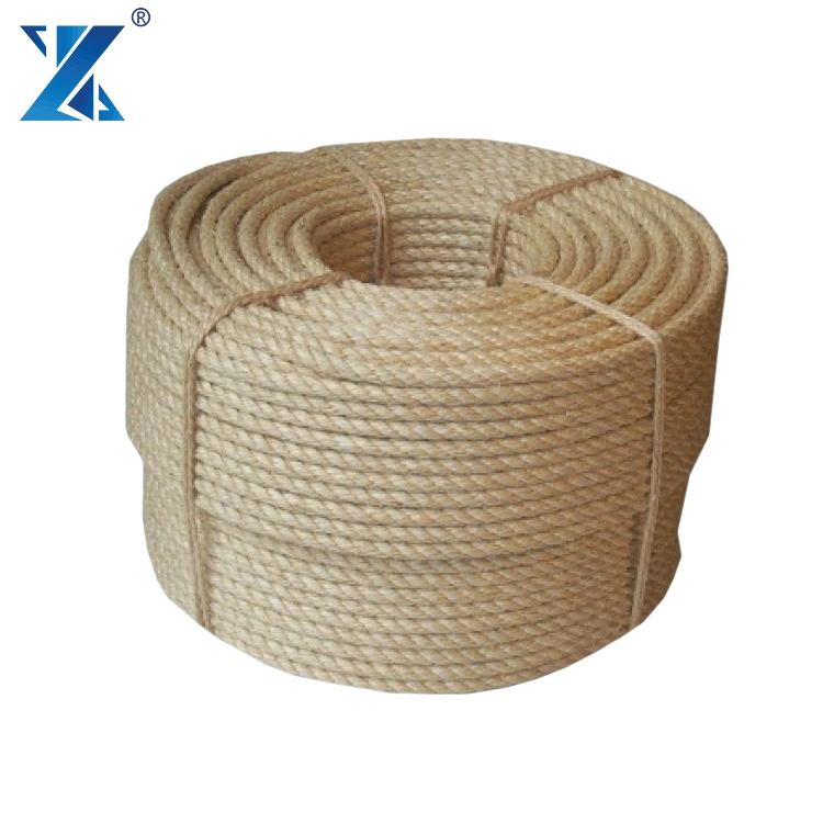 Hemp Rope 4 Twisted Jute Rope Hanging Natural Rope for Dock, Swing, Oil Industry