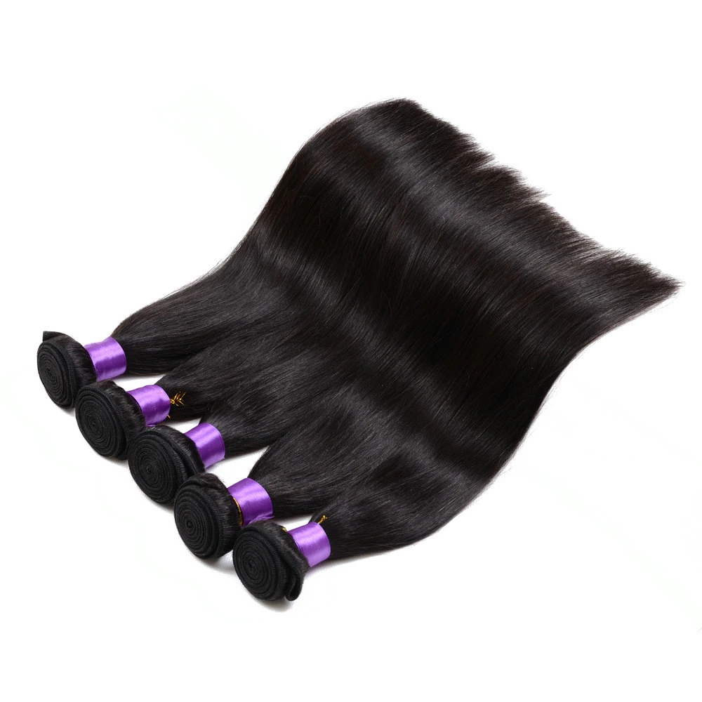 Virgin Indian Hair Weave Straight 5A Mixed Length Unprocessed Remy Hair Cheap Human Hair Weave