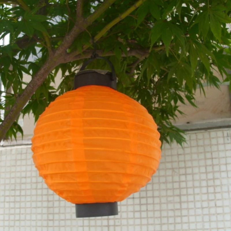 LED Solar Lentern Cloth Lanterns Paper Lanterns for Outdoors Decorate