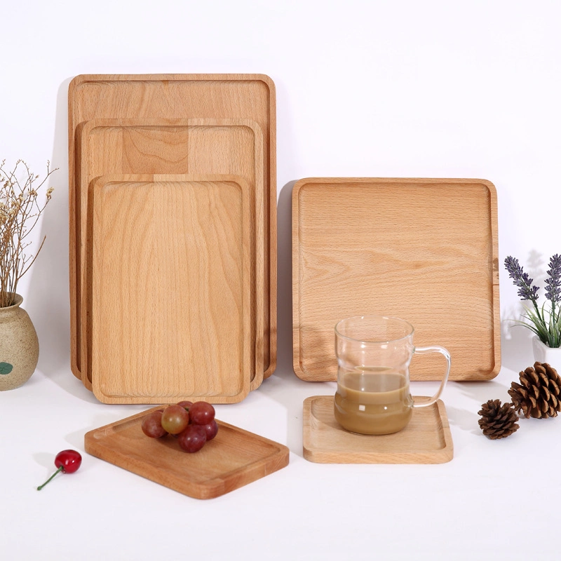 Ecofriendly Bamboo Wooden Tray Woven Bamboo Serving Trays Cheap Wholesale Natural Tray